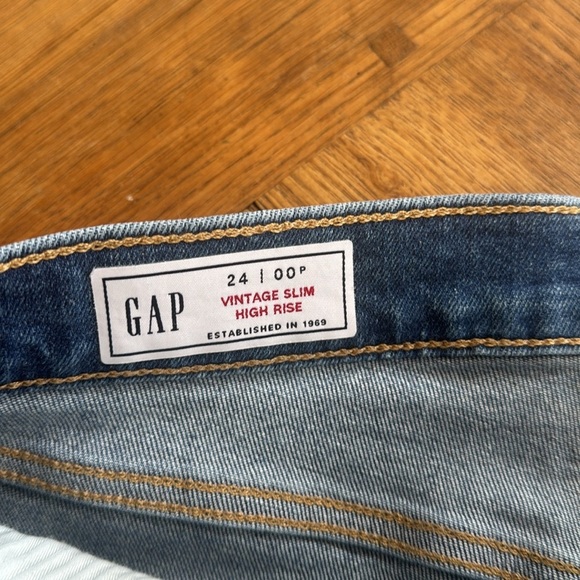 Gap Vintage Slim Hight RIse Jeans 00 - Picture 3 of 8